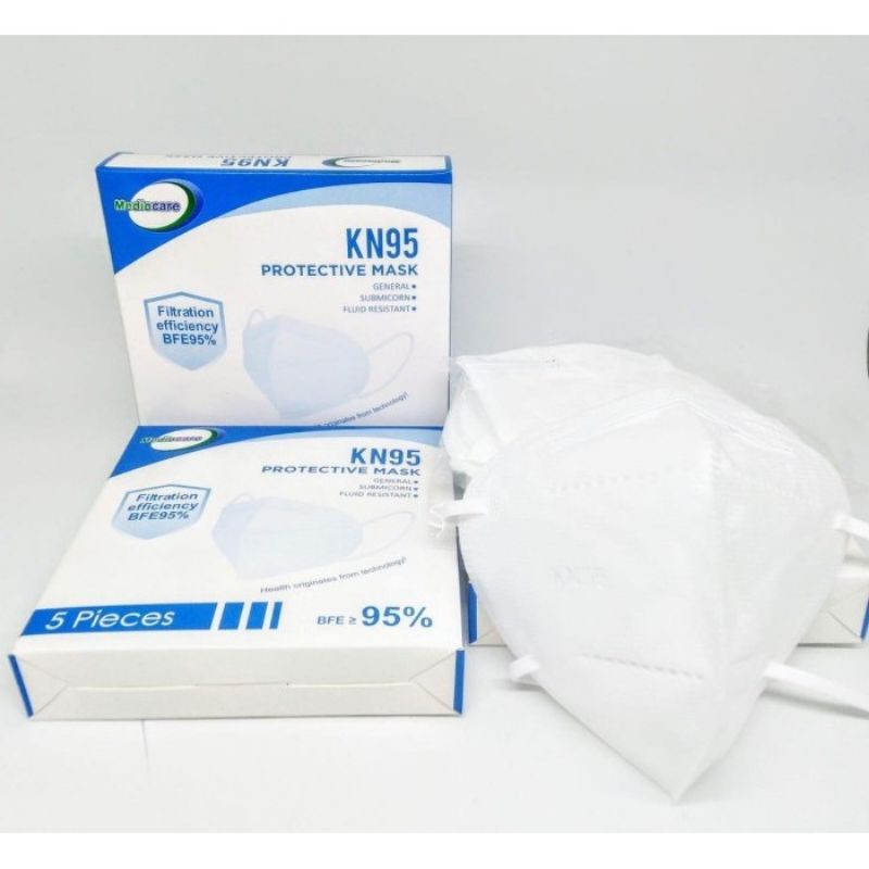 Masker KN95 5 Ply Mediocare Isi 10 Pcs disposable Original APD Face Shield
