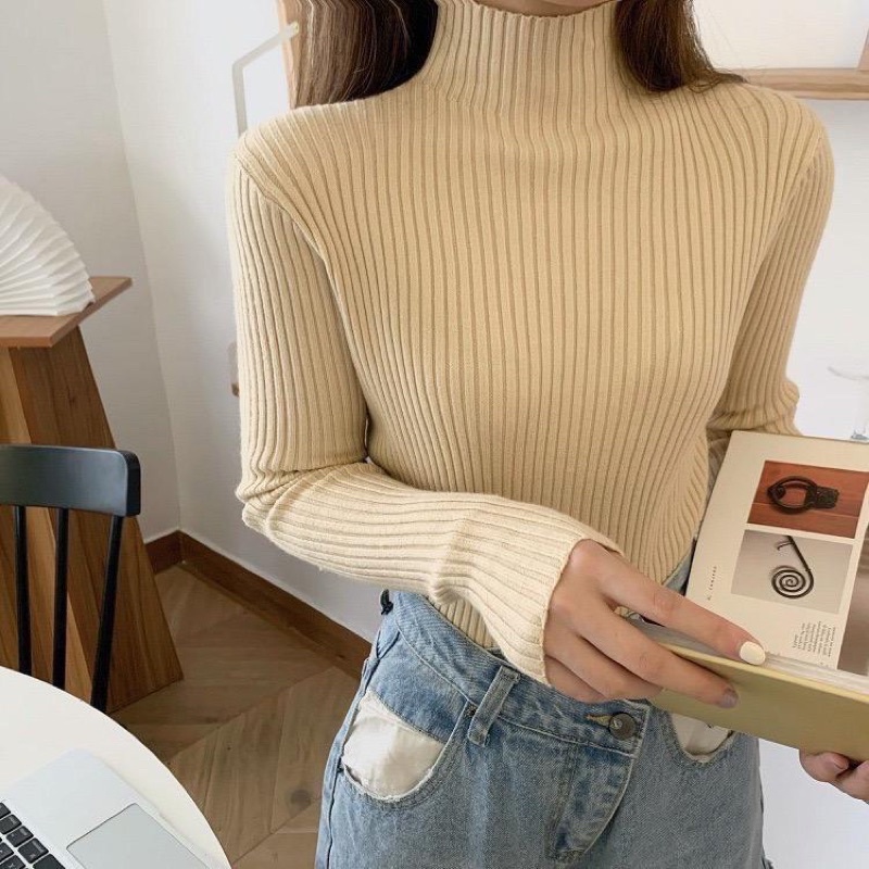 AISHA INNER RAJUT TURTLENECK KNIT - INNER RAJUT PRESS BODY