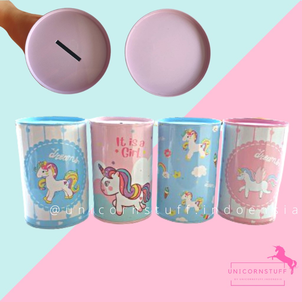 Celengan Unicorn Anak Cewek Perempuan Souvenir Ulang Tahun