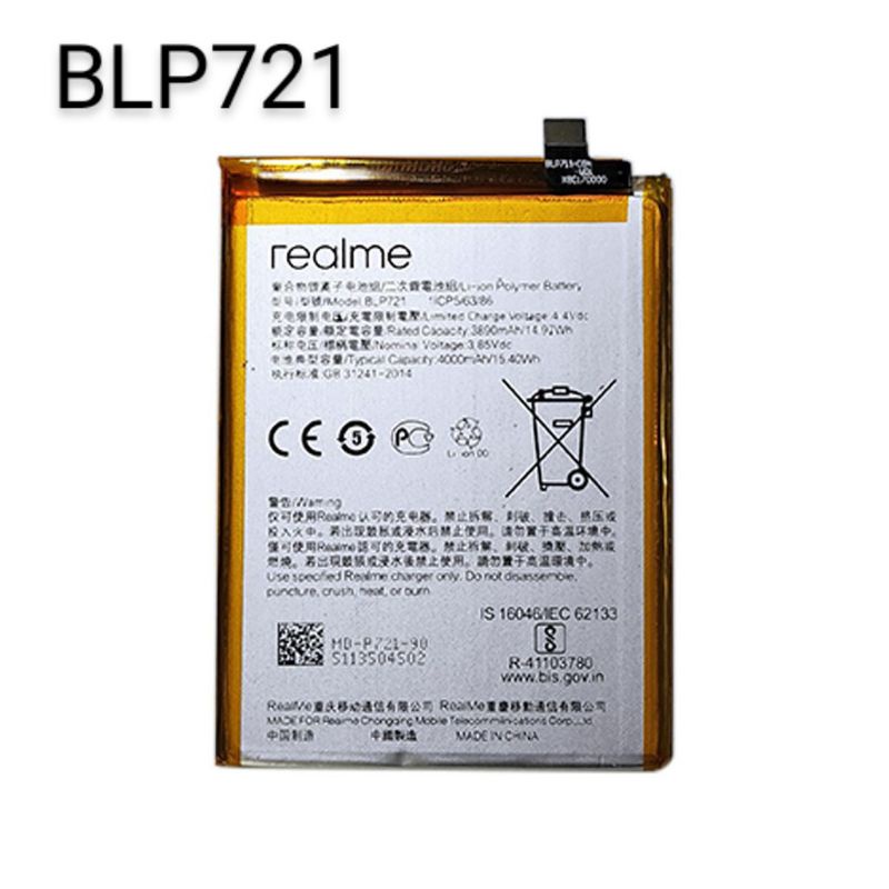 Battery Realme C2 BLP721 Batre Batery Original