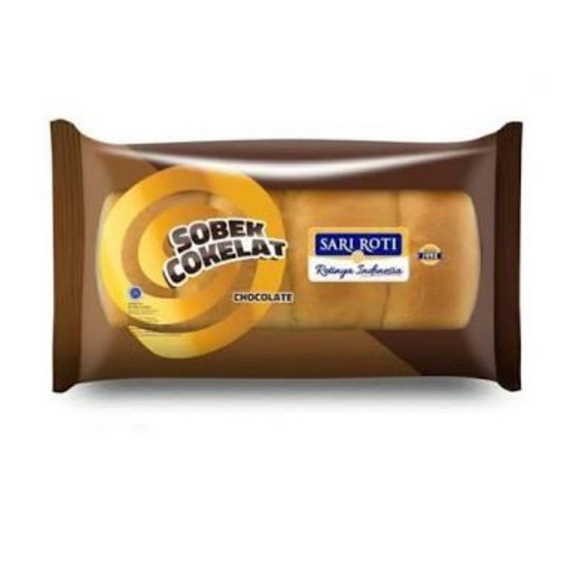 

Sari roti sobek cokelat