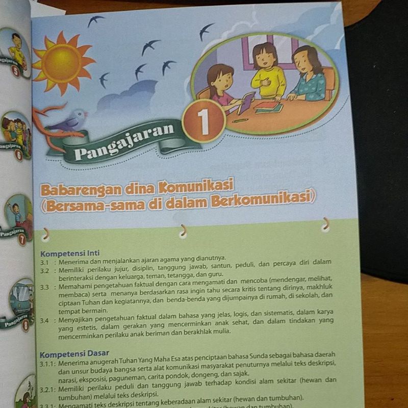 ORI buku teks warangka bahasa Sunda Dwi bahasa k13 kelas 3 penerbit pustaka andromedia