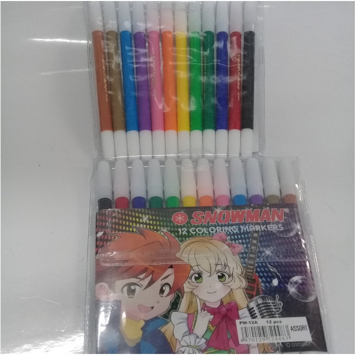 

Menakjubkan Spidol Snowman 12 Warna / Spidol 12 Warna Snowman Hemat