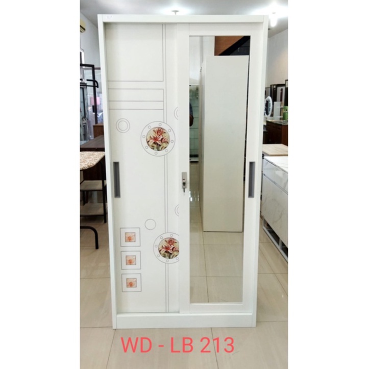 LEMARI PAKAIAN BESI ANTI RAYAP DAN AIR  Type 213 uk 90 x 40 x 1800