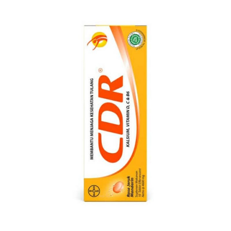 CDR Rasa Jeruk Mandarin 10 Tablet Effervescent