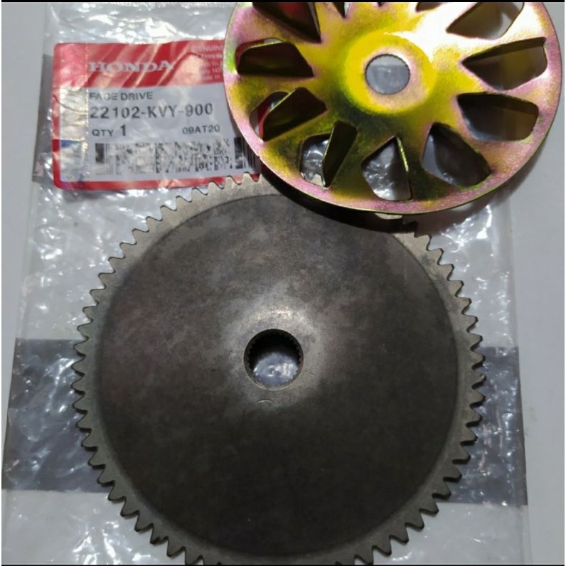 gear stater/kipas pully depan beat spacy scoopy (kvy)