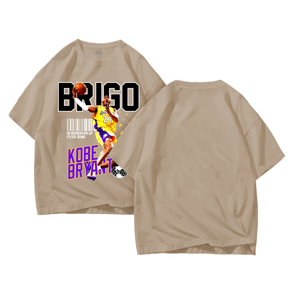 BRIGO Kaos Oversize KOBE BRYANT  II Kaos Jumbo Size Pria &amp; Wanita II Kaos Oversize Print DTF