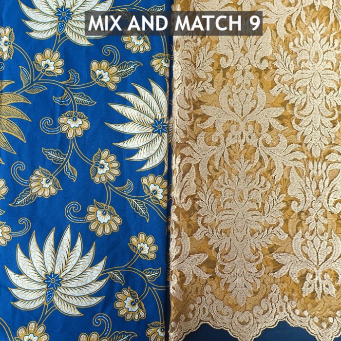 Kebaya Set Kain Batik Kebaya Sarimbit Brukat Batik 009