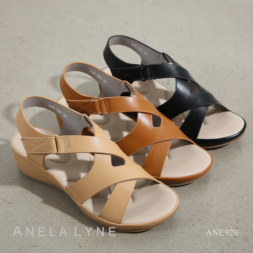 ANELA LYNE WEDGES TALI ARASELI SHOES ANE920 ORIGINAL