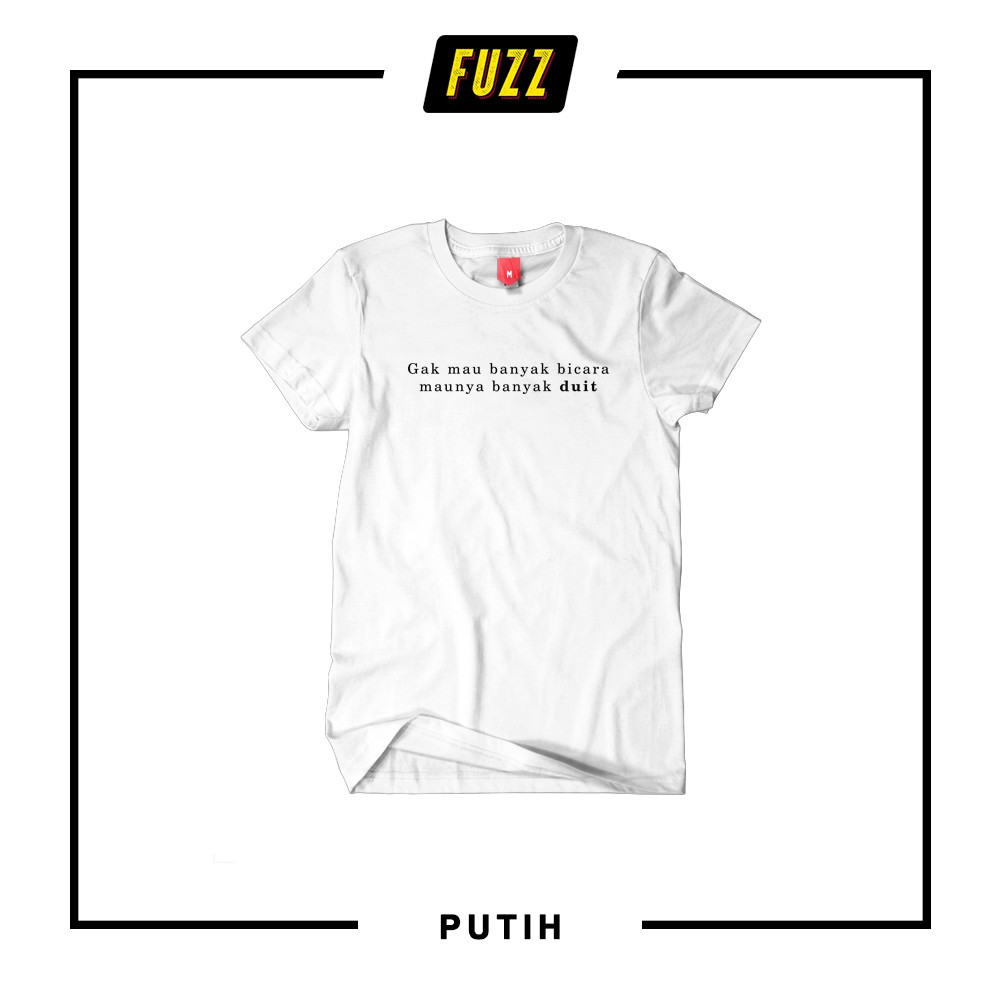 Kaos Kata Kata Gak Mau Banyak Bicara Baju Tshirt Tumblr Tee Tumbler OOTD Pria Dan Wanita