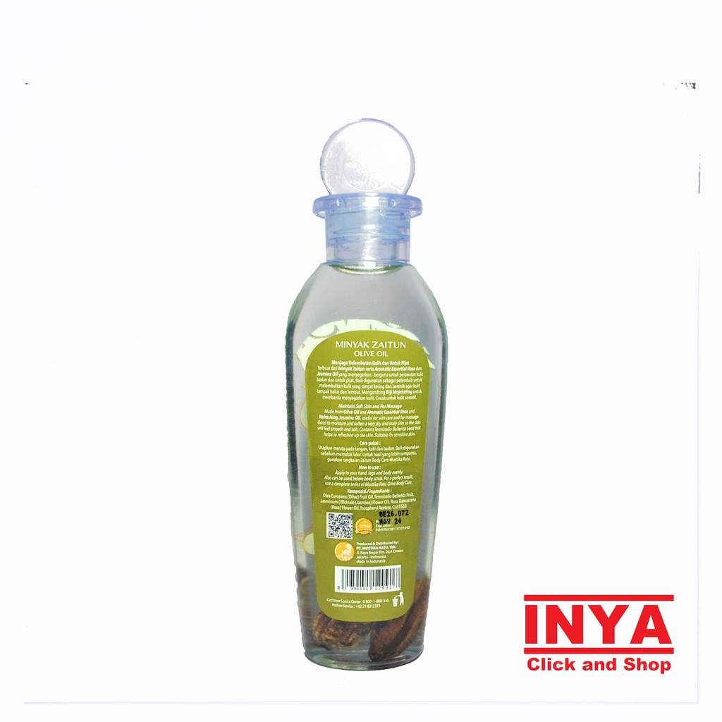 MINYAK ZAITUN MUSTIKA RATU OLIVE OIL 75ml - Pelembab Kulit