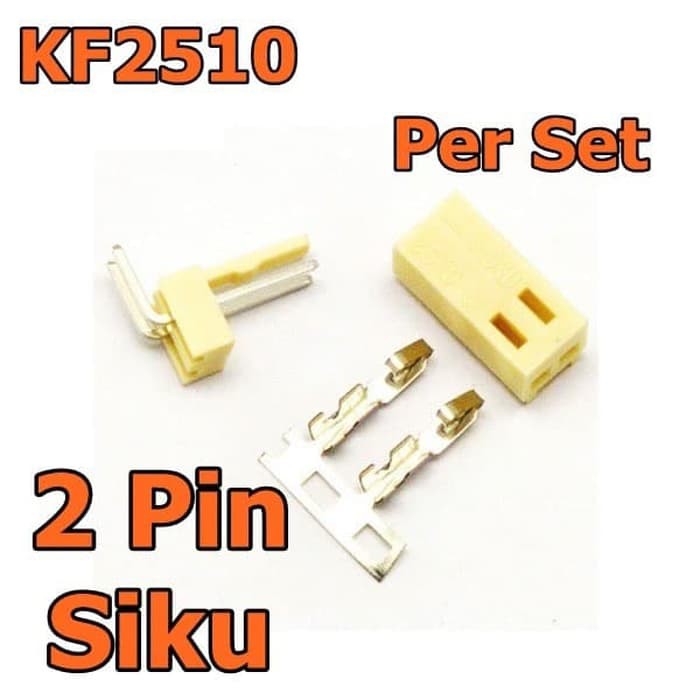 Konektor White Housing 2 Pin Siku Socket soket Connector 2Pin Edge