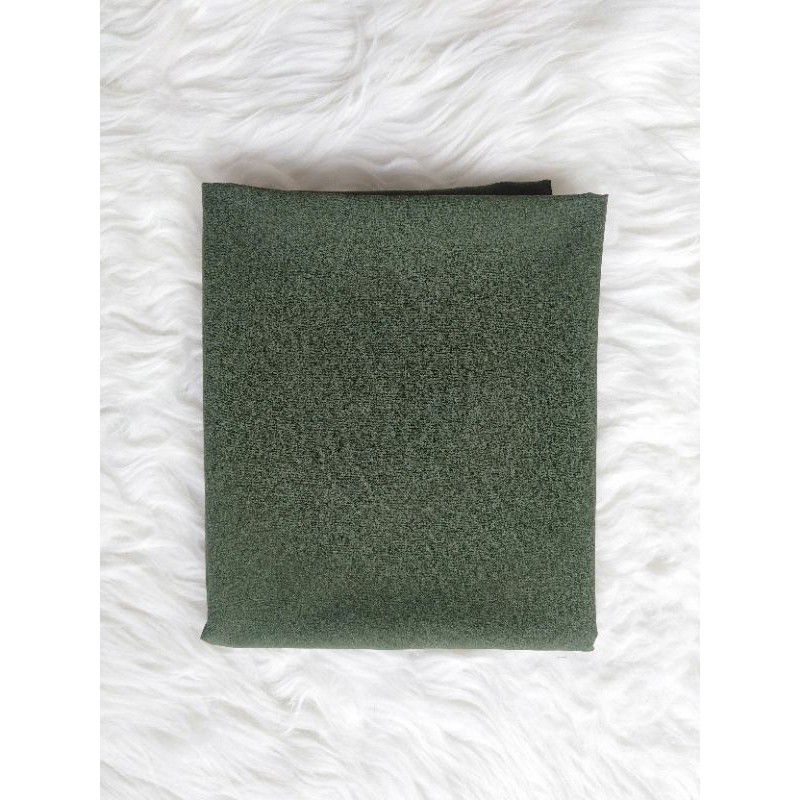 (200x75) Pashmina JUMBO SYARI JAHIT TEPI / Pashmina panjang /-Army