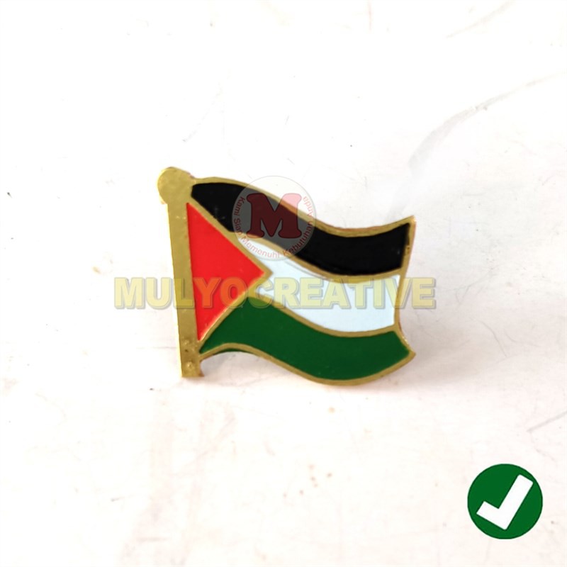 Pin Bendera Negara Palestina Pin Bros Bendera Palestina Flag Pin Murah