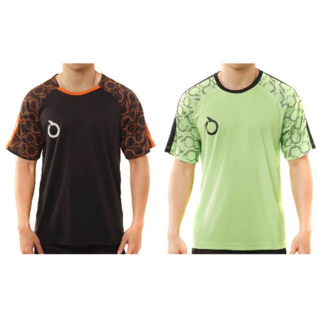 Kaos Bola Ortuseight Instinct Jersey - Black Ortrange Neon Green Original Ortus