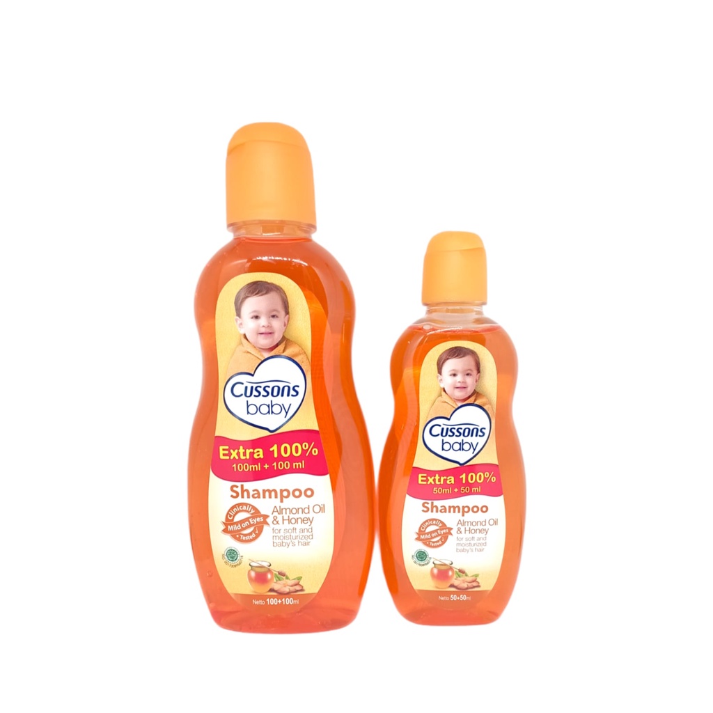 (CB) Cussons Baby Shampoo EXTRA 100%  / 100ml + 100ml (Shampoo Bayi)