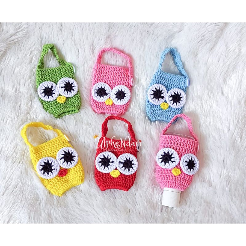 Pouch Hand Sanitizer Holder Rajut