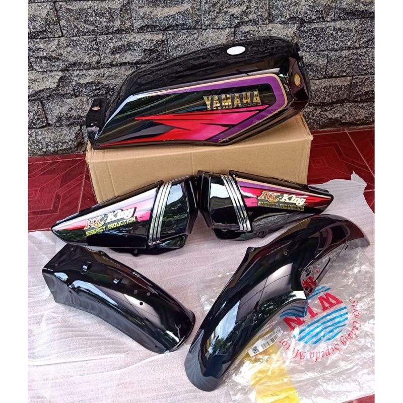 body Yamaha RX king set Tahun 1895 hitam RX king set