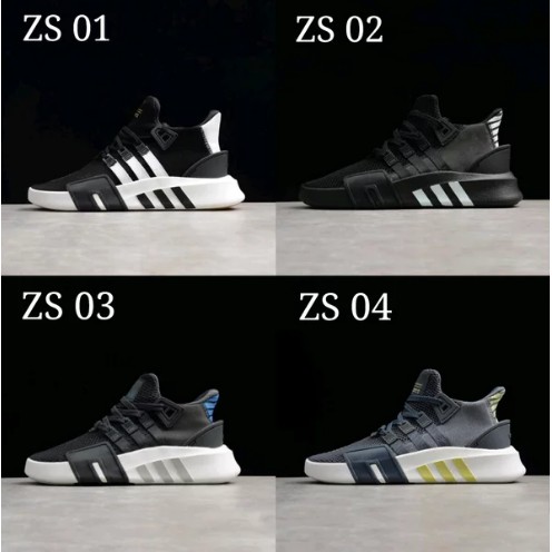 Sepatu Adidas Eqt Bask Adv Basketball - Black White