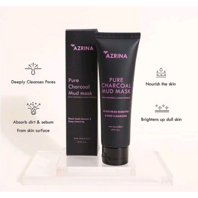 AZRINA PURE CHARCOAL MUD MASK