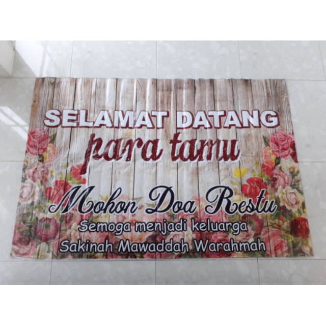 Banner Pernikahan Mohon Doa Restu desain ratuseo com