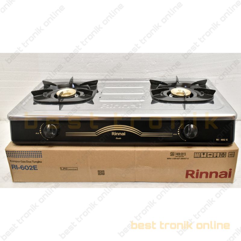 Kompor gas 2 tungku rinnai 602E