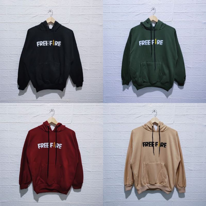 FREE FIRE Sweater Hoodie Jumper Pria Terbaru