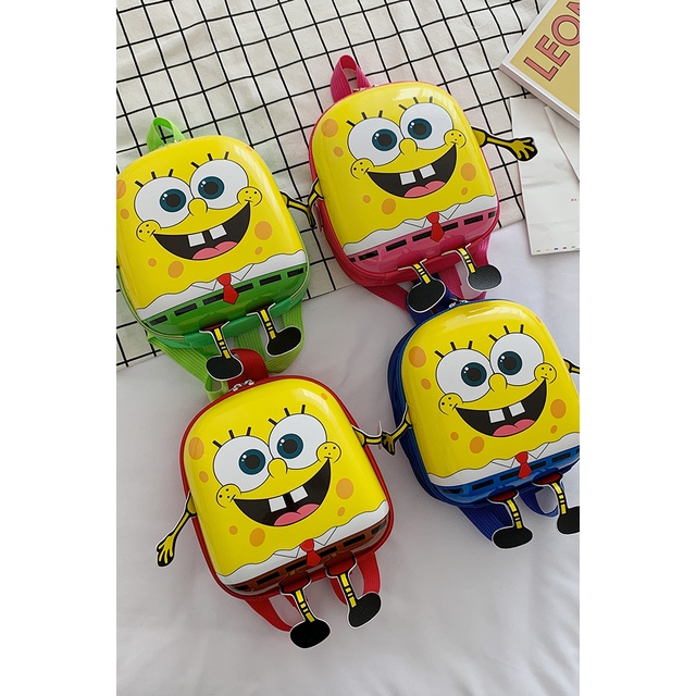 Serenity Tas Ransel Anak Terbaru / Tas karakter Spongebob / Tas Anak Lucu / Back Pack Anak / Tas Import - 468