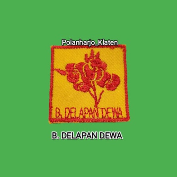 Tanda Regu Pramuka Putri Delapan Dewa / Tanda Regu Pramuka Delapan Dewa / Tanda Regu Delapan Dewa