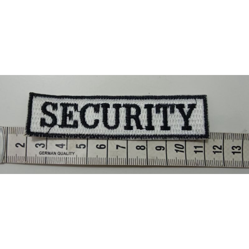 Bordir SECURITY full bordir