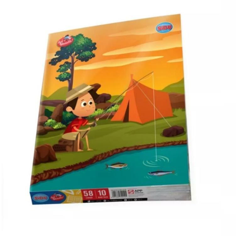

Harga Murah.. SiDU Buku Tulis 58 Lembar Random Character (1 Pack = 10 pcs)