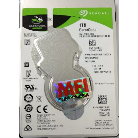 Hardisk Internal Notebook Seagate BarraCuda 1TB 2.5inch &quot; Seagate Barracuda 1TB &quot;