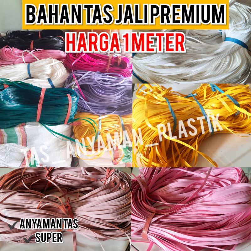 Bahan Tas Anyaman Jali  Plastik Super Premium Tas Anyaman Embos HARGA 1 METER