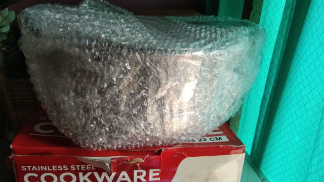 Panci Kukus /dandang Langseng Panci Serbaguna Panci Multifungsi Steamer Stainless Muliya 22 Cm