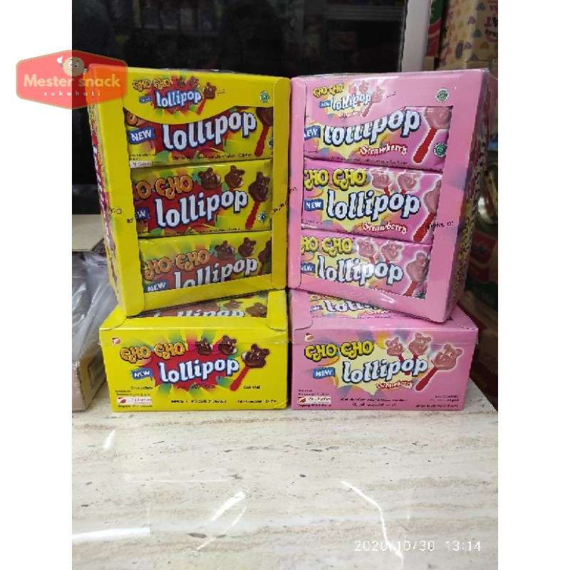 

Cho Cho Lollipop (1 pack isi 24 pcs)