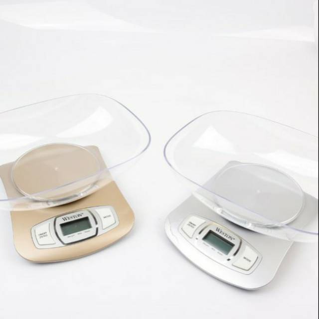WESTON TIMBANGAN KUE DIGITAL 5KG CLARITA | Shopee Indonesia
