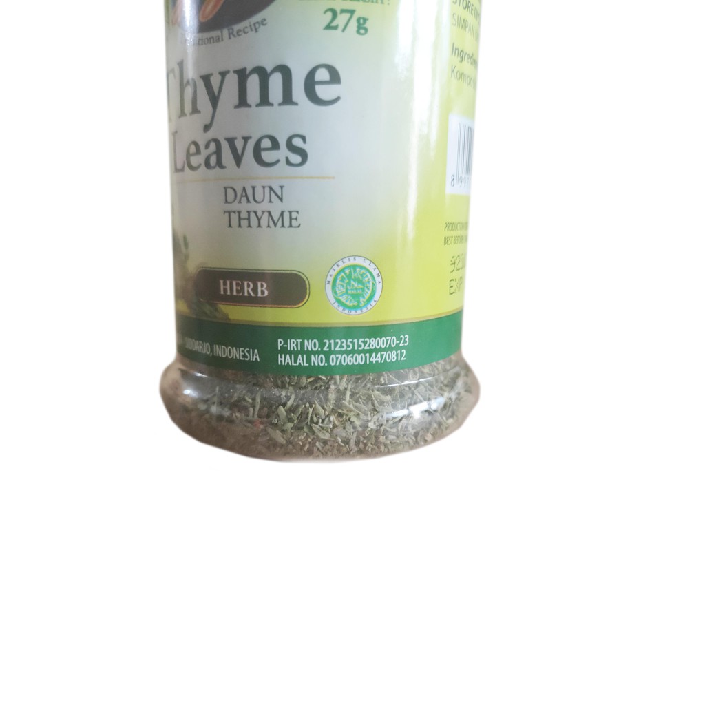 JAYS THYME LEAVES 27 GR - JAYS DAUN TIMI HALAL