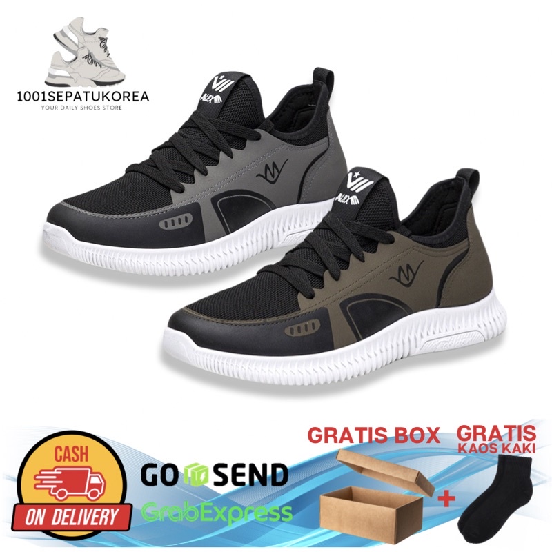 IMPORT SEPATU SNEAKERS PRIA STAR BX FREE BOX + KAOS KAKI !!! - 2 WARNA