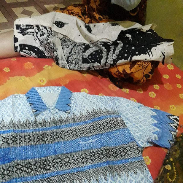 Batik Pria Lengan Pendek Premium Batik Berkah Hrb026 Motif Keratonan Kode 002 Size M L Xl Xxl