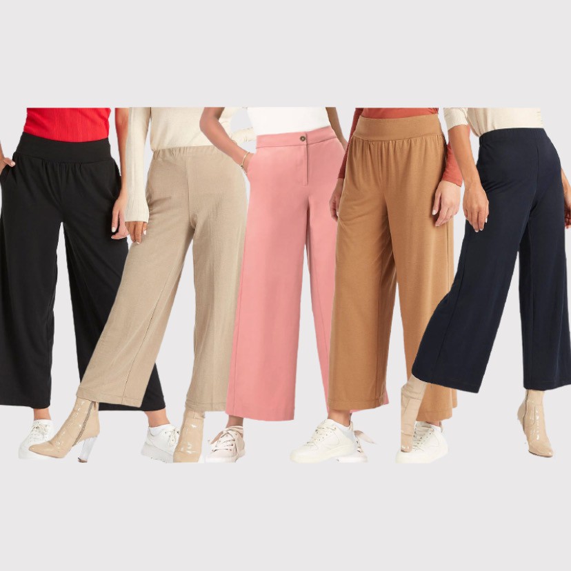 SPLASH Kulot Wanita Culotte Blacknavy Tosca Sands Wideban Caramel Black Oatmeal