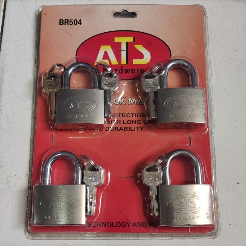 ATS gembok master key 50mm isi 4pcs / gembok master key 50mmx4pcs ATS