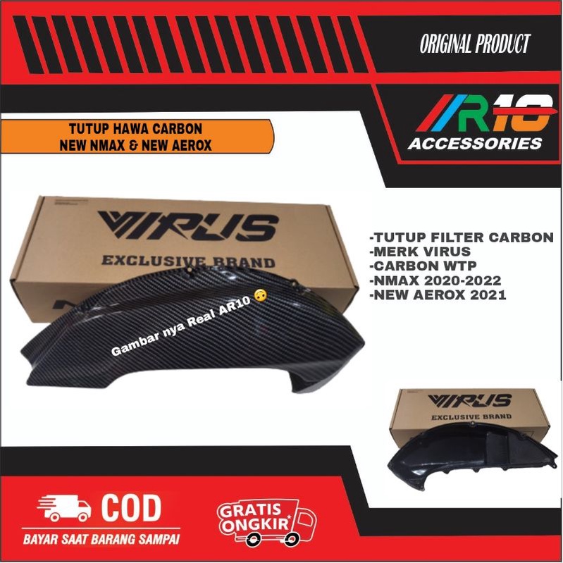 TUTUP HAWA CARBON NEW NMAX 2020-2022 / NEW AEROX 2021-2022