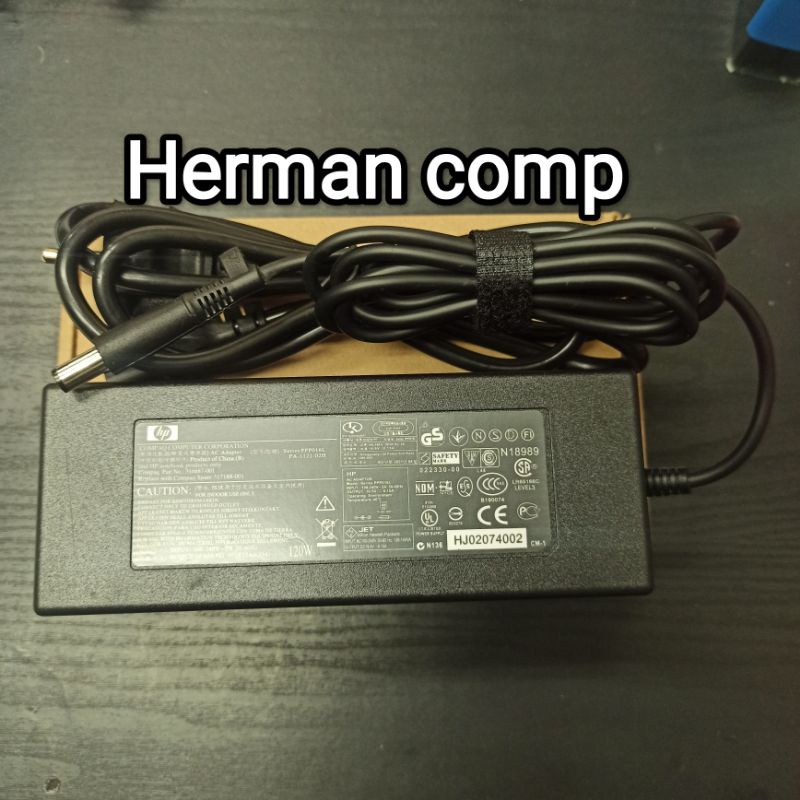 Original Adaptor/Charger Laptop/Notebook HP 19.5V 6.15A Dc 7.4x5.0mm 120Watt