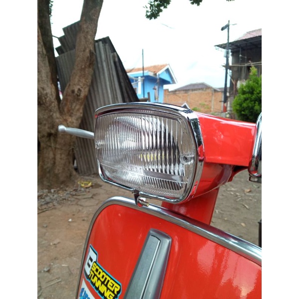 ring lampu Vespa PTS special croom bahan bagus presisi