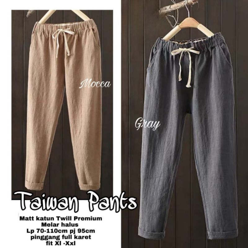 celana kulot Taiwan pants