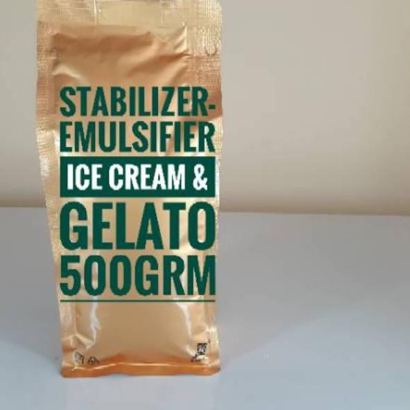 

[PRODUK W7LQA] Stabilizer-Emulsifier Ice Cream & Gelato [GOLD] - 500grm 8FE