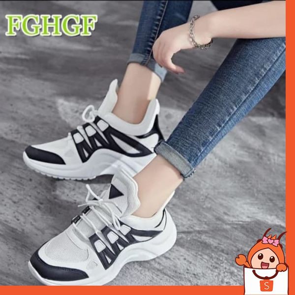 Murah SEPATU KETS LV ARCH SPORT HITAM - Hitam 37 Murah