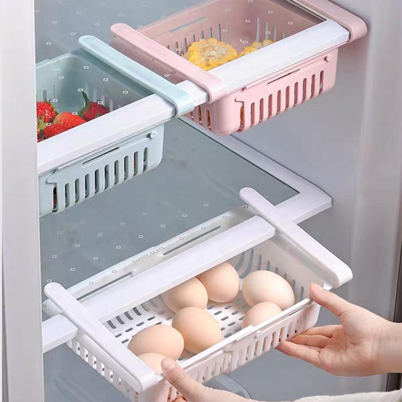 Trend-Rak Kulkas Multifungis Storage Box Kulkas Organizer tempat serbaguna