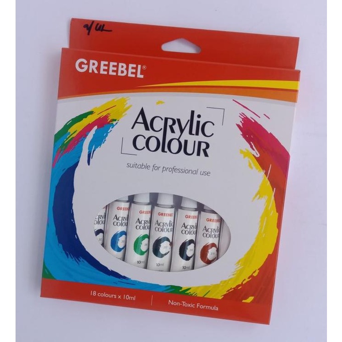 

BISA COD Cat Acrylic Grebel 18 Warna (10 ml)/CAT AKRILIK SET/CAT AKRILIK SET 24 WARNA/CAT AKRILIK PASTEL/CAT AIR/CAT AIR LUKIS SET/CAT AIR GIOTTO/KUAS LUKIS 1 SET/KUAS LUKIS KECIL/KUAS LUKIS LENGKAP/KANVAS LUKIS/KANVAS LUKIS SKETSA/KANVAS LUKIS