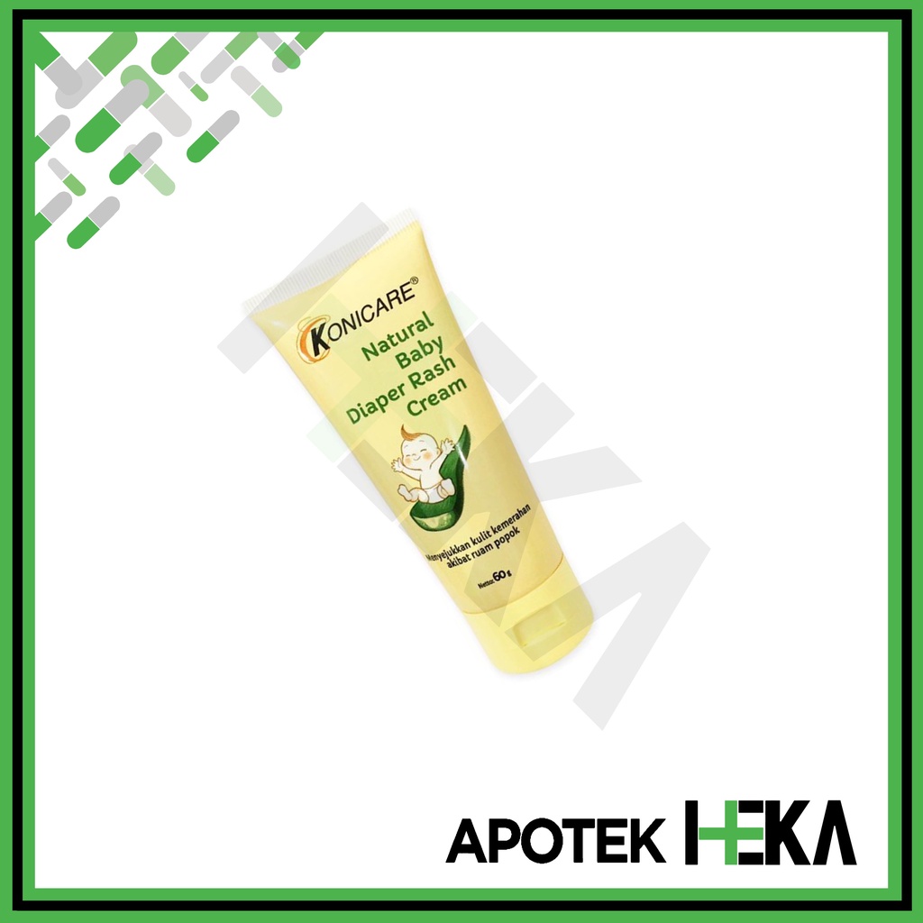 Konicare Natural Baby Diaper Rash Cream - Krim Ruam Popok 60 g (SEMARANG)